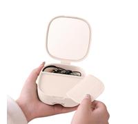 Rangement de maquillage portable avec miroirs, rangement de miroirs de maquillage de voyage | Étui de rangement compact pour miroirs de maquillage | Étui de rangement