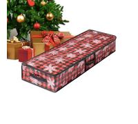 Rangement de papier cadeau - Grandes boîtes avec poignée | Organiseur de rangement avec poches intérieures pour papier cadeau - Pour armoire, chambre d'étudiant, grenier, sous lit, espace de rangement