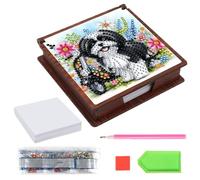 Rangement de peinture à strass - Boîte d'accessoires portable intégrée, organisateur d'artisanat | Kit compact de strass à faire soi-même pour garder les perles, les pierres précieuses, les outils