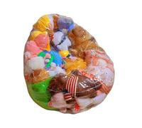 Rangement De Poufs En Forme D'animal En Peluche - Housse Transparente Pour Pouf, Grand Siège De Meuble | Chambre À Coucher, Salon, Maison, Appartement Adolescents Adultes, Organisateur De Joue