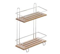 Rangement de salle de bain - étagère en bambou