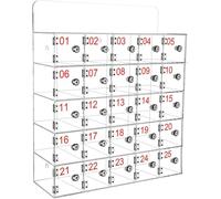 Rangement de téléphone en acrylique avec serrures - Solution transparente à 12 portes pour une gestion sécurisée des appareils dans la salle de classe, le bureau et l'usine