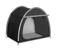 Rangement de vélo d'extérieur - Sac organisateur noir pour tente, housse portable pour hangar, résistant à la poussière et résistant aux agents atmosphériques avec fermeture à glissière | Abri de Ca