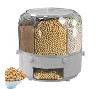 Rangement des céréales - Grand récipient à riz scellé, récipient alimentaire hermétique, organisateur de séchage résistant à l'humidité, boîte de rangement durable pour une mesure précise | Cuisine