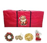 Rangement Des Décorations De Noël | Grand Conteneur Résistant | Boîte De Rangement Pour Décorations De Noël - Pour Sous Le Lit Chambre Grenier Sous-sol Guirlande Ornement