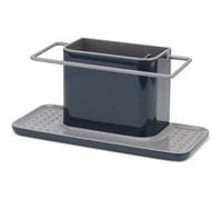 Joseph Joseph – Organiseur d'évier Caddy – Égouttoir intégré, support éponge/brosse – Grand Gris