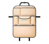 Rangement Dossier SièGe Auto pour Ford Edge III II I 3.Gen/2.Gen/1.Gen 2011-2026, BoîTe Mouchoirs Support Rangement Multifonctionnel Suspendu éTanche,Beige