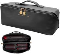 Rangement Dyson Airwrap, Sac de Voyage pour Dyson Airwrap Styler/Shark Flexstyle/Hair Curler, Étui Dyson Airwrap avec Grande Ouverture, Sac de Rangement de Voyage Portable (Noir)