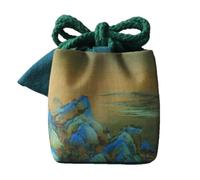 Rangement En Coton Épais,En Tissu,Service À Thé,Théière,En Tissu,Théière Moyenne,En - Type Qianli River Mountai