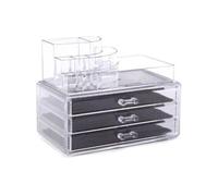 Rangement et cie ran5055 grand coffret trois tiroirs bijoux / cosmétiques