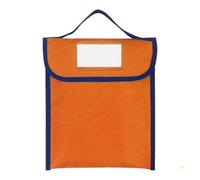 Rangement Fichiers Portable",Livre D'école Portatif,"Fenêtre D'étiquette Transparente 26.5x31cm F19e - Type Orange Color