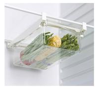 Rangement Frigo Boîte à tiroirs for réfrigérateur, œufs, fruits, légumes, stockage des aliments, plateau coulissant, support divisé for réfrigérateur, étagère suspendue, organisateurs de cuisine(Clear