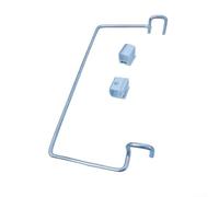 Rangement Gril pour igt Acier Inoxydable 34.5cm Rangement Gril | Acier inoxydable , panier profond, crochets multiples, idéal ustensiles et tasses, montage pour facile sous rail(silver)