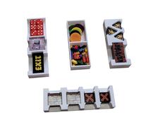 Rangement Insert Organiseur pour zombicide Black Plague (Blanc)