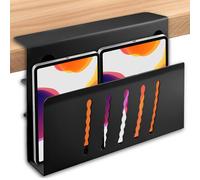 Rangement latéral de bureau pour ordinateur portable, support mural, tiroir, support latéral, support latéral, support pour ordinateur portable, support latéral, organiseur de bureau sans perceuse,