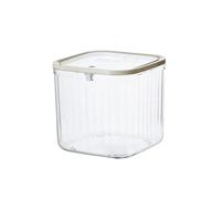 Rangement Lessive Liquide en Capsules 1 mini boîte de rangement transparente avec couvercle escamotable for bureau, cuisine, table à manger et salle bain(Color 2,S)
