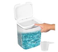 Rangement Lessive Liquide en Capsules Conteneur de dosettes lessive pop-up for lave-vaisselle, grande capacité, contient des perles parfumées scellées(COLOR 1-5.5L)