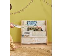 VERTBAUDET Rangement Livre Textile Enfant Coton beige imprimé TU