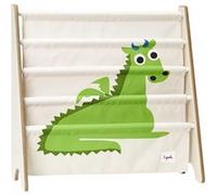 3 Sprouts - Bibliothèque frontale Montessori pour enfants - Dragon vert - 61x63x25,4 cm