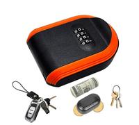 Rangement magnétique pour cacher une clé - Petit porte-clé étanche, boîte attrayante de grande capacité | Boîte de verrouillage de sécurité antivol, cache épais, boîte de rangement organisateur de