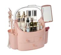 Rangement Maquillage Boîte de Rangement cosmétique Portable Cosmétiques multifonctionnelle Convient for Salle Bain Coiffeuse(A)