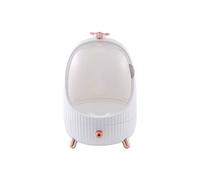 Rangement Maquillage Boîte de Rangement cosmétique Simple créative Soin la Peau Stockage boîte Rond boîtier adapté à Salle Bain Chambre Commode Coiffeuse(C)