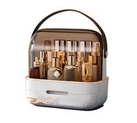 Rangement Maquillage Coiffeuse Cosmétique Boîte De Rangement Bureau Hibiscus Fleur Nouveau Soins La Peau Produit Vitrine Rack Coiffeuse(A)