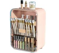 Rangement Maquillage Grand Organisateur De Maquillage Cosmétique, Vitrine De Stockage De Cosmétiques Étanche À l'eau avec Tiroirs Rangement Produit de Beauté(Rosa)