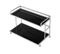 Rangement Maquillage Organisateur De Maquillage Boîte De Rangement De Cosmétiques De Bureau Support De Finition Simple Support De Rangement De Soins De La Peau Rangement Produit de Beauté(Black)