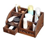 Rangement Maquillage Organisateur De Maquillage De Bureau De Boîte De Rangement De Cosmétiques De Type Tiroir De Teck pour La Chambre À Coucher Rangement Produit de Beauté