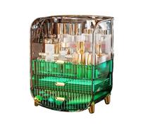 Rangement Maquillage Organisateur De Maquillage De Grande Capacité À 3 Niveaux, Avec 2 Tiroirs Et Couvercle Rabattable, Boîte De Rangement De Maquillage Pour Commode Rangement Produit de Beauté(D-gree