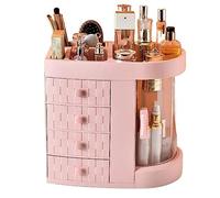 Rangement Maquillage Organisateur de maquillage en plastique avec tiroirs, vitrine de parfum et boîte de rangement de cosmétiques, idéal for salle de bain, commode, comptoir Organisateur Maquillage(Pi