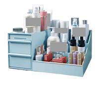 Rangement Maquillage Organisateur De Maquillage Pour Vanité, Boîte De Rangement De Cosmétiques Avec Tiroirs, Étui De Rouge À Lèvres, Organisateurs Et Rangement De Vanité De Salle De Bain Rangement Pro