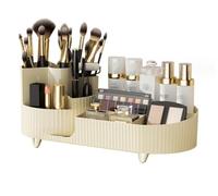 Rangement Maquillage Organisateur De Maquillage Rotatif, Vitrine De Cosmétiques De Grande Capacité Pour Pinceaux De Maquillage, Eyeliner, Rouges À Lèvres, Soins De La Peau Rangement Produit de Beauté(