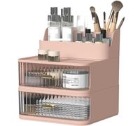 Rangement Maquillage Organisateur De Maquillage, Tiroirs Empilables, Organisateurs De Soins De La Peau, Organisateur De Cosmétiques pour Coiffeuse Rangement Produit de Beauté(C)
