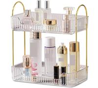 Rangement Maquillage Organisateur De Plateau D'étagère De Rangement De Comptoir De Soins De La Peau De Cosmétiques, Parfum De Maquillage Pour Organisateur De Plateau De Vanité De Commode Rangement Pro