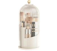 Rangement Maquillage Porte-pinceaux De Maquillage Avec Couvercle, Organisateur De Pinceaux De Maquillage Anti-poussière Rotatif À 360 ° Pour Porte-pinceaux De Maquillage Rangement Produit de Beauté(B)