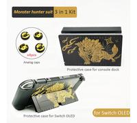 Rangement Monster Hunter Pour Nintendo Switch Oled,De Tran,Coque De Protection Pour Accessoires De Jeu,2022 - Type J(Switch Oled)