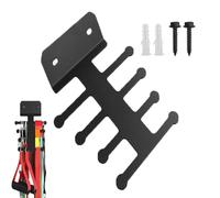 Rangement mural de salle de sport, cintre multifonction en métal robuste - Support d'équipement de gym - Pour entraînement de fitness, exercices à domicile