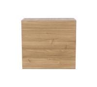 Rangement mural fermé carré finition bois clair L55 cm ETERNEL