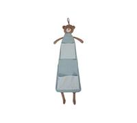 Rangement mural ourson - - Bleu - Polyester