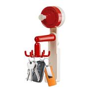 Rangement mural pour ustensiles de cuisine | Support rotatif à ventouse avec adhérence stable pour louche, spatule, cuillère, pelle à spaghetti, système de rangement