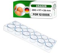Rangement Oeuf Frigo pour 12 Oeufs 280 x 97 x 26 mm avec le Code Original 00656228 656228 pour Bosch pour Balay pour Constructa pour Siemens pour Neff - MADE IN GERMANY - Garantie de 5 Ans - ONIX TECH