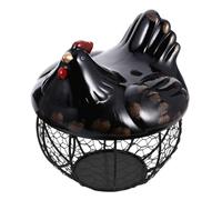 Rangement Oeuf Panier À Œufs Créatif En Céramique, Panier En Filet Métallique, Panier De Stockage D'œufs, Panier De Stockage De Fruits Et De Pommes De Terre Panier Oeuf ( Color : B , Size : 20*20*22cm