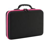 Rangement Onglerie,Rangement Vernis A Ongle Coffret de 60 flacons d'huiles essentielles, 15 ml, sacs collecte, étuis transport portables voyage, sac rangement for vernis à ongles(Rose Red 60 Bottle)