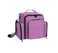 Rangement Onglerie,Rangement Vernis A Ongle Organiseur de vernis à ongles grande capacité, pouvant contenir 60 flacons et une lampe nail art(Purple)