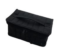 Rangement Onglerie,Rangement Vernis A Ongle Sac de rangement for huiles essentielles, conteneur, organisateur, portable ongles, outil, sac salon, boîte essentielle, voyage, vernis, huile(Black)