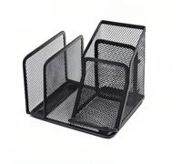 Rangement Organisateur Bureau, Desk Organiseur en Maille Materiel avec Tiroir et porte-stylo, 6 Compartiments de tri, Organiseurs et Distributeurs pour Stylos