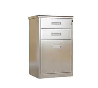 Rangement Outils Garage Acier Inoxydable Vestiaire Metallique avec 3 Tiroir Grande Capacité de Rangementt Rangement Bureau avec Serrure À Clé pour Garage, Maison et Bureau(304)