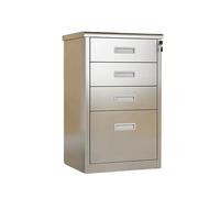 Rangement Outils Garage Acier Inoxydable Vestiaire Metallique avec 4 Tiroir Grande Capacité de Rangementt Rangement Bureau avec Serrure À Clé pour Garage, Maison et Bureau(201)